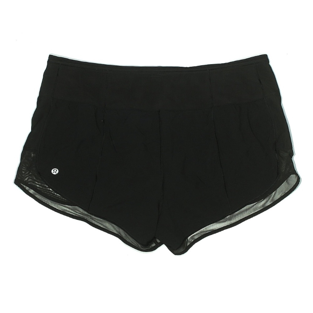 Lululemon Mind Over Miles Shorts size 10 Black EUC